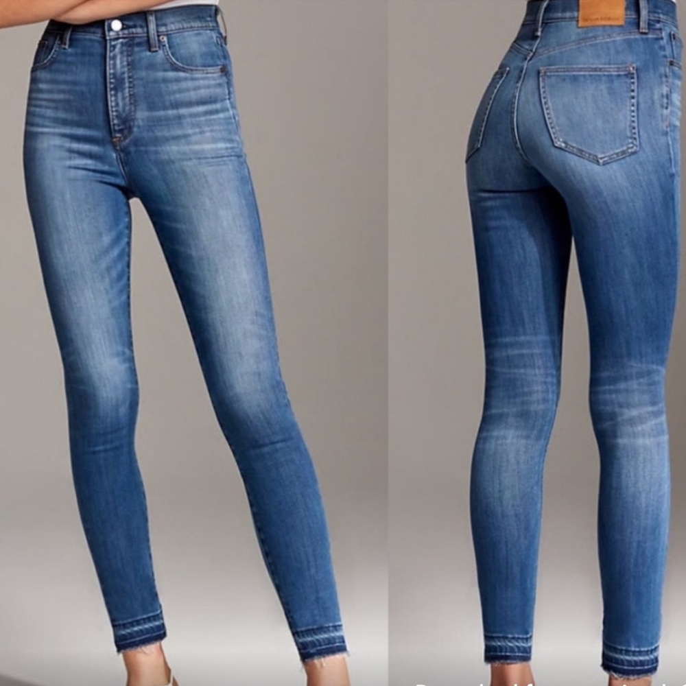 Denim Forum High Rise Skinny Jeans